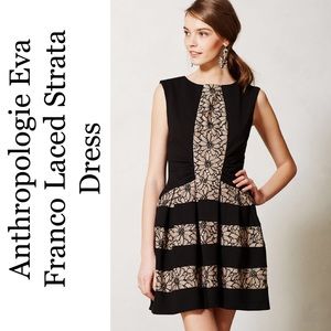 Anthropologie Eva Franco Laced Strata Dress